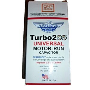 New Turbo®200 UNIVERSAL REPLACEMENT CAPACITOR 12200